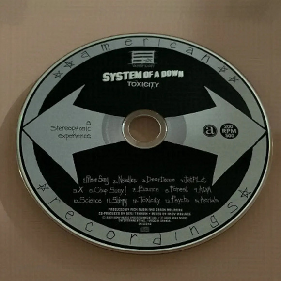 FREE Toxicity - Album by System Of A Down CD - Picture 1 of 2